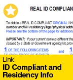 ID Compliant and Residency Info
