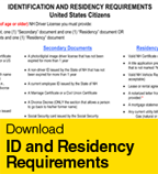 ID and Residency Requirements