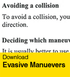 Evasive Manuevers