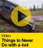 Things to Never Do with a 4x4