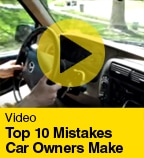 Top 10 Mistakes Car Owners Make