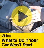 What to Do if Your Car Won't Start